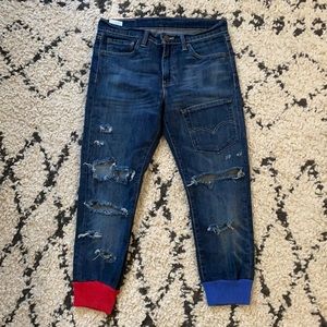 Upcycled Levi’s jeans
